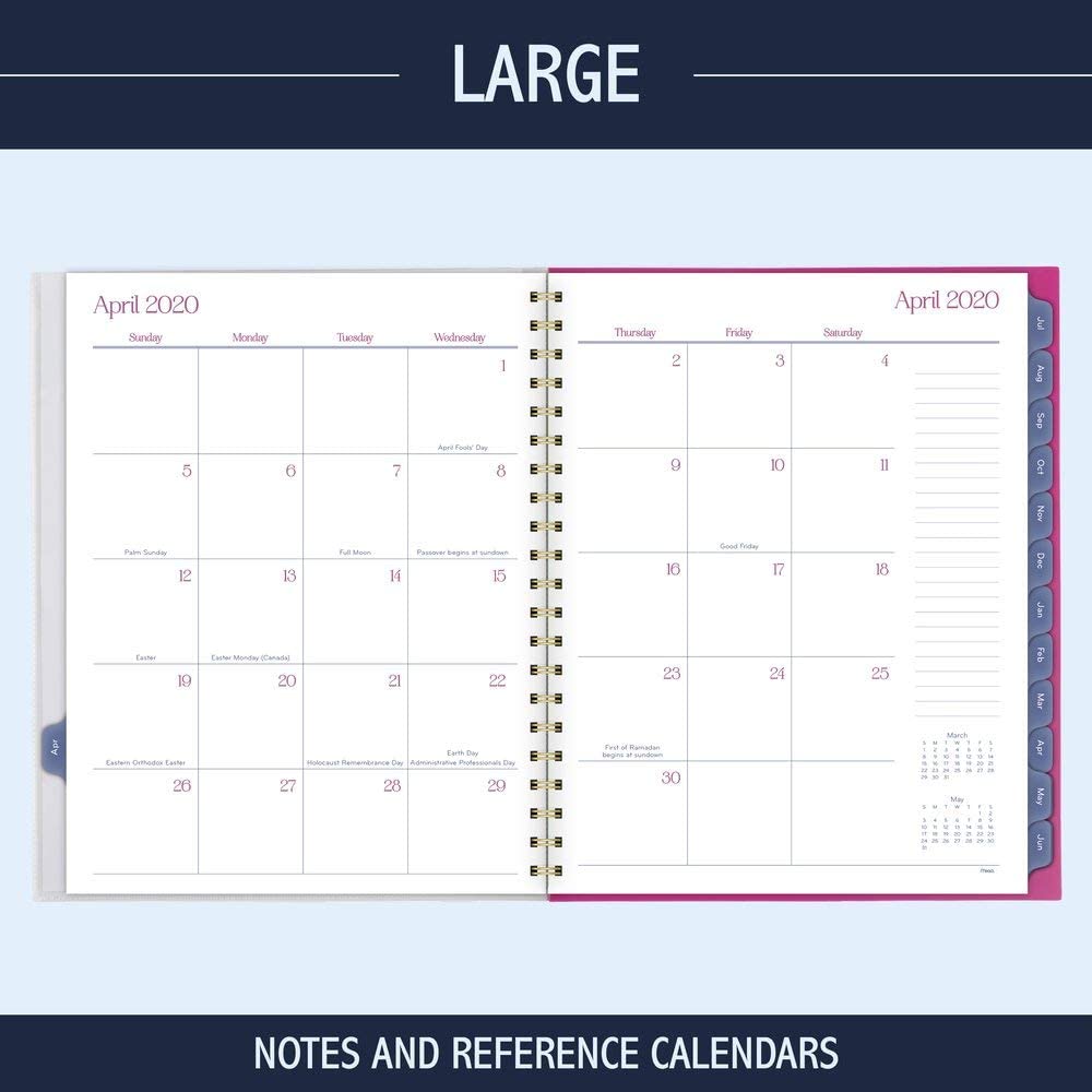Academic Planner 2020-2021 8-1//2 x 11 Modern Chic Lines Large 1414M-905A Mead Student Weekly /& Monthly Planner